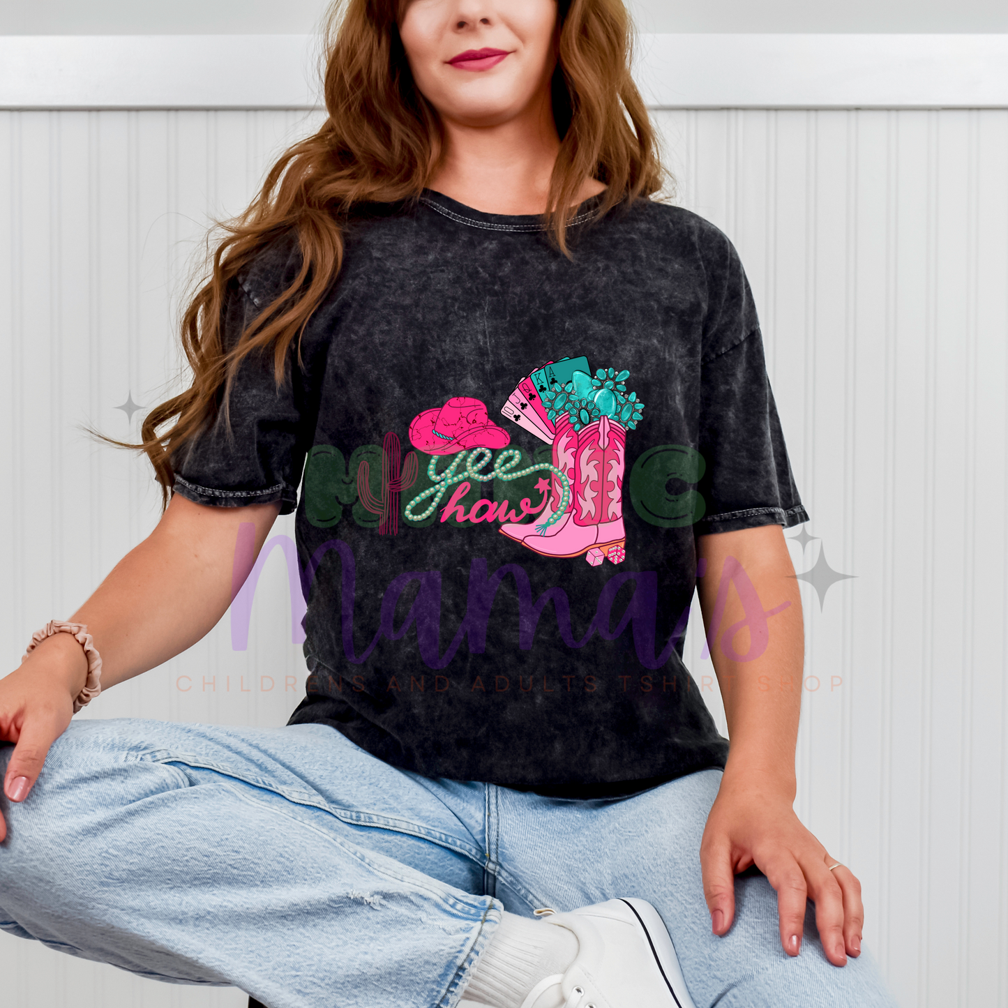 Yee Haw Adult Size Crew Neck