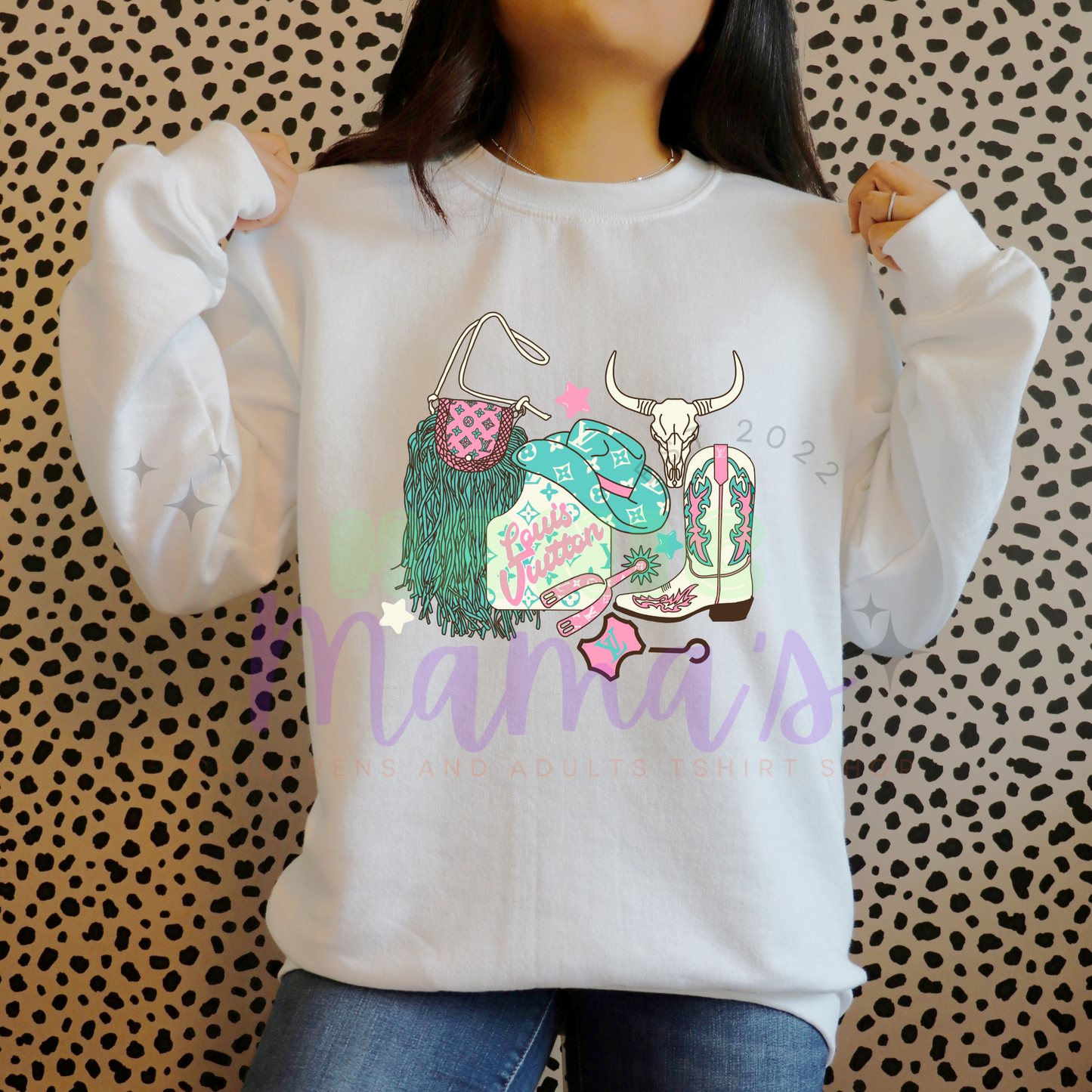 Boujee Cowgirls Adult Size Crew Neck
