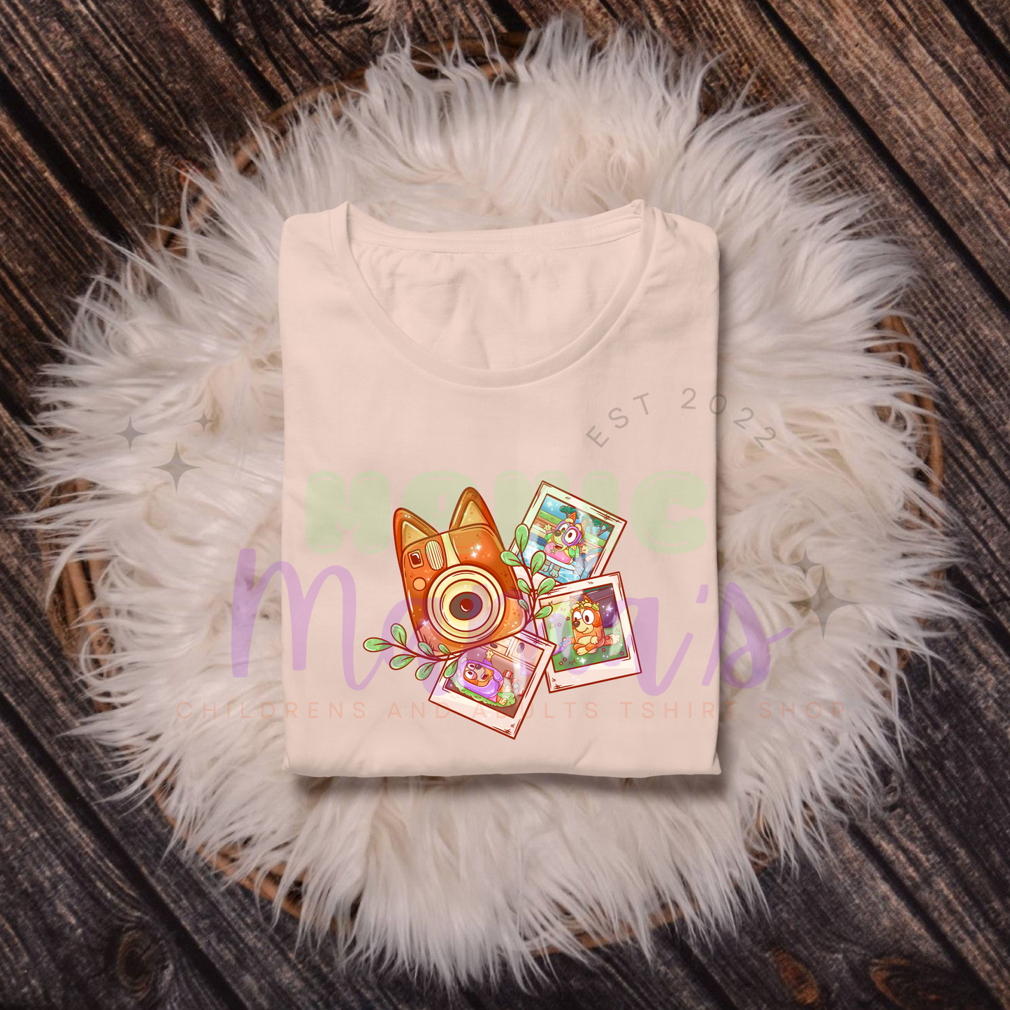 Orange Dog Pics Kids Short Sleeve Shirt
