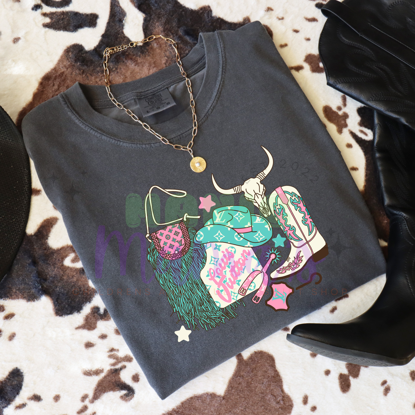 Boujee Cowgirls Adult Size Crew Neck