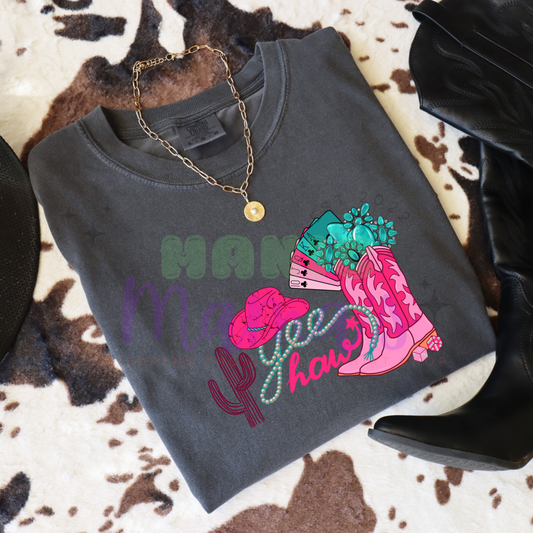 Yee Haw Adult Size Crew Neck