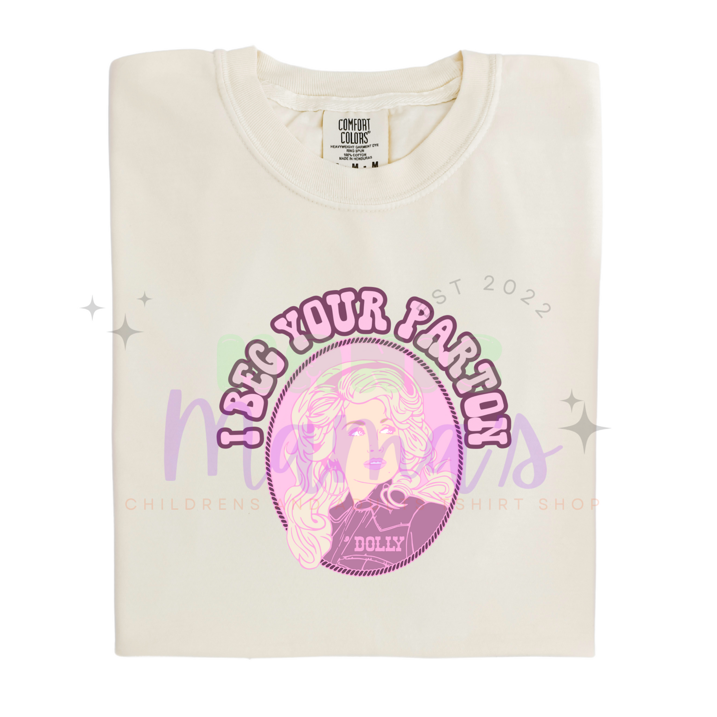 I Beg Your Parton Adult Size Crew Neck