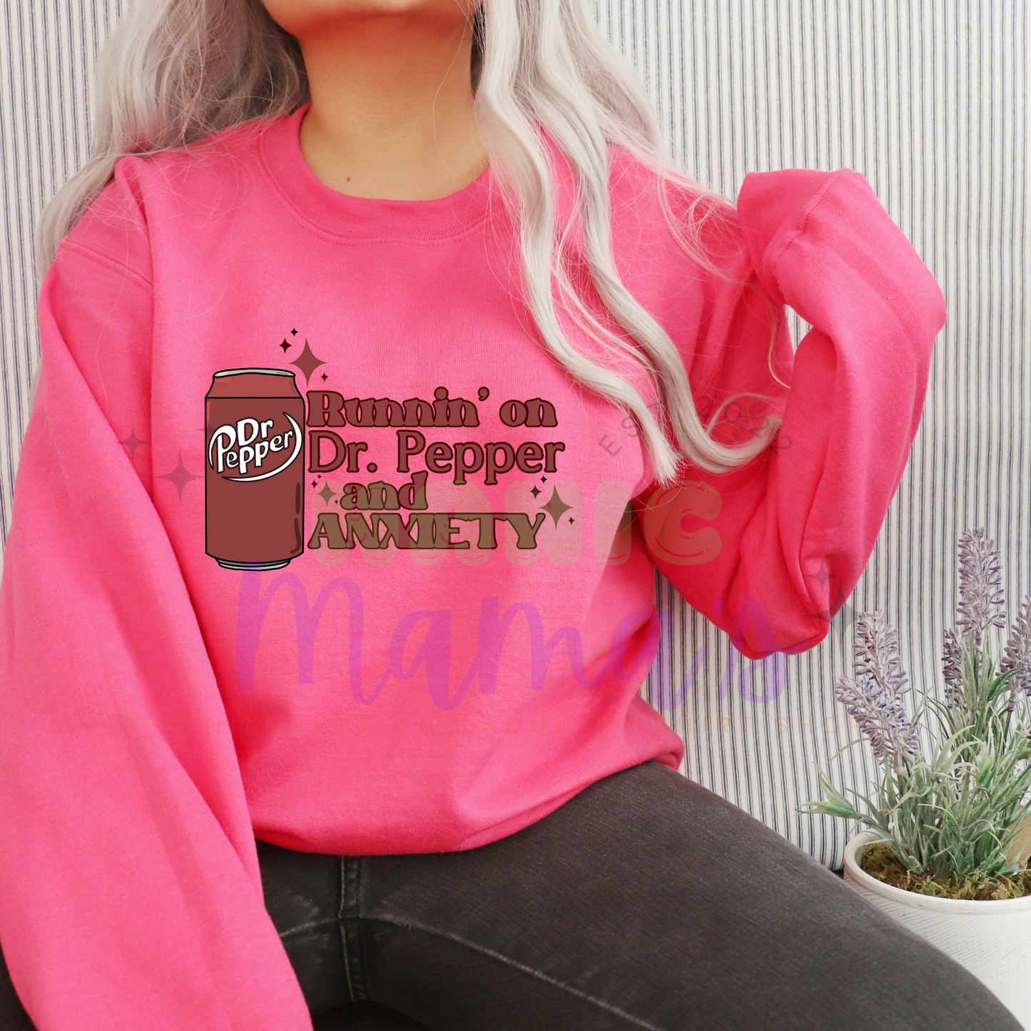 DP and Anxiety Adult Size Crew Neck
