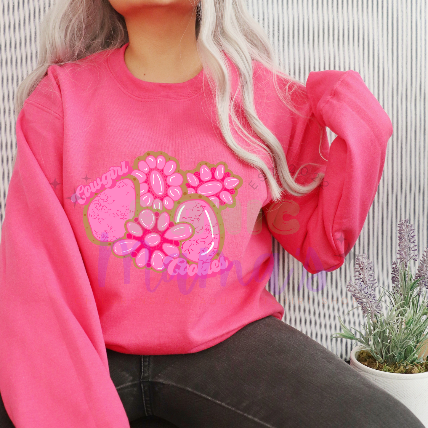 Cowgirl Cookies Adult Size Crew Neck
