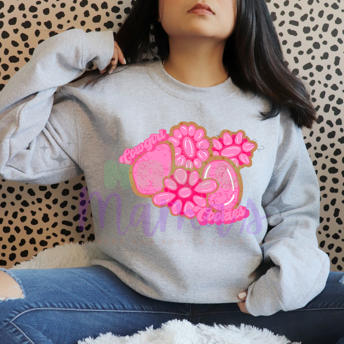 Cowgirl Cookies Adult Size Crew Neck