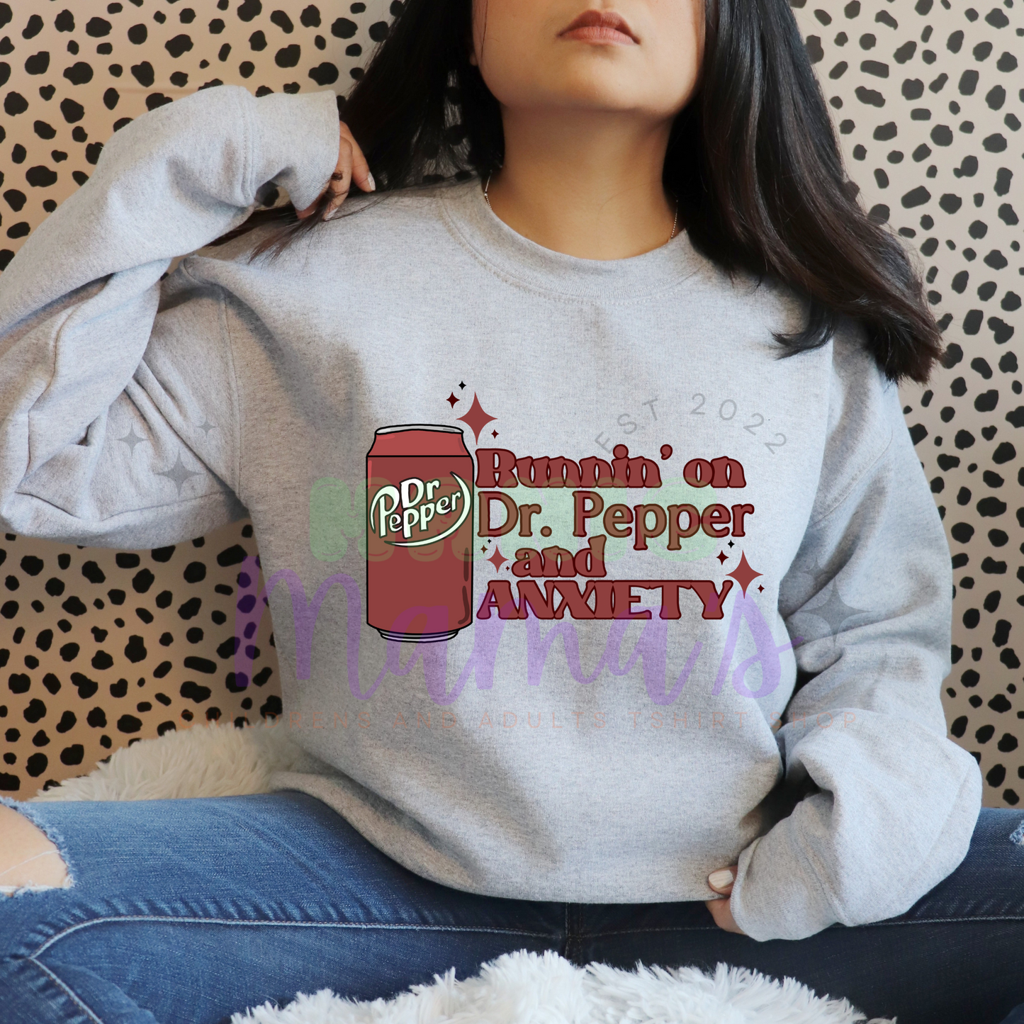 DP and Anxiety Adult Size Crew Neck