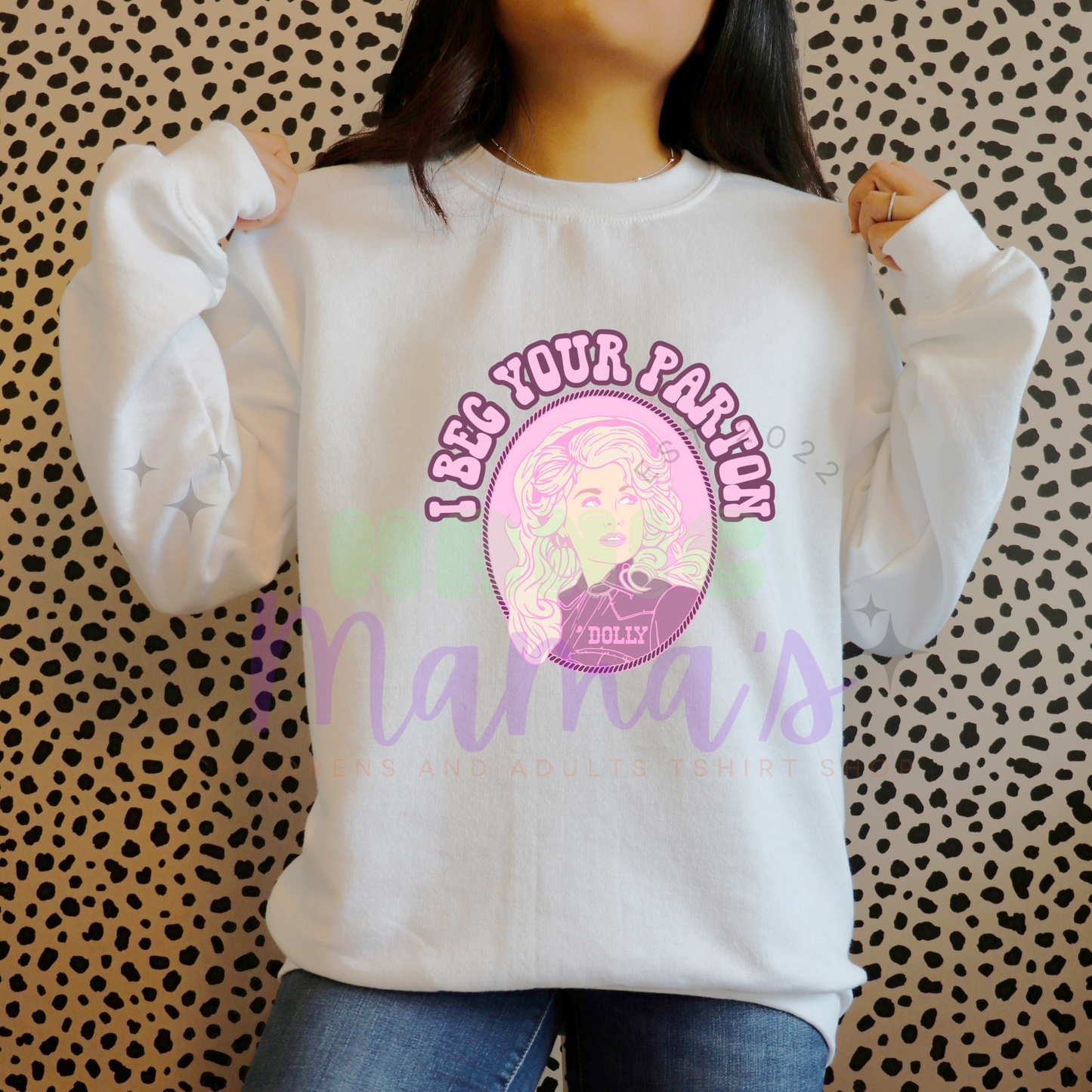 I Beg Your Parton Adult Size Crew Neck