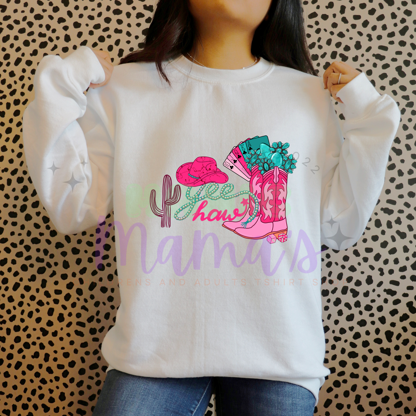 Yee Haw Adult Size Crew Neck