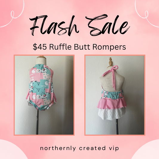 Mystery Ruffle Butt Rompers