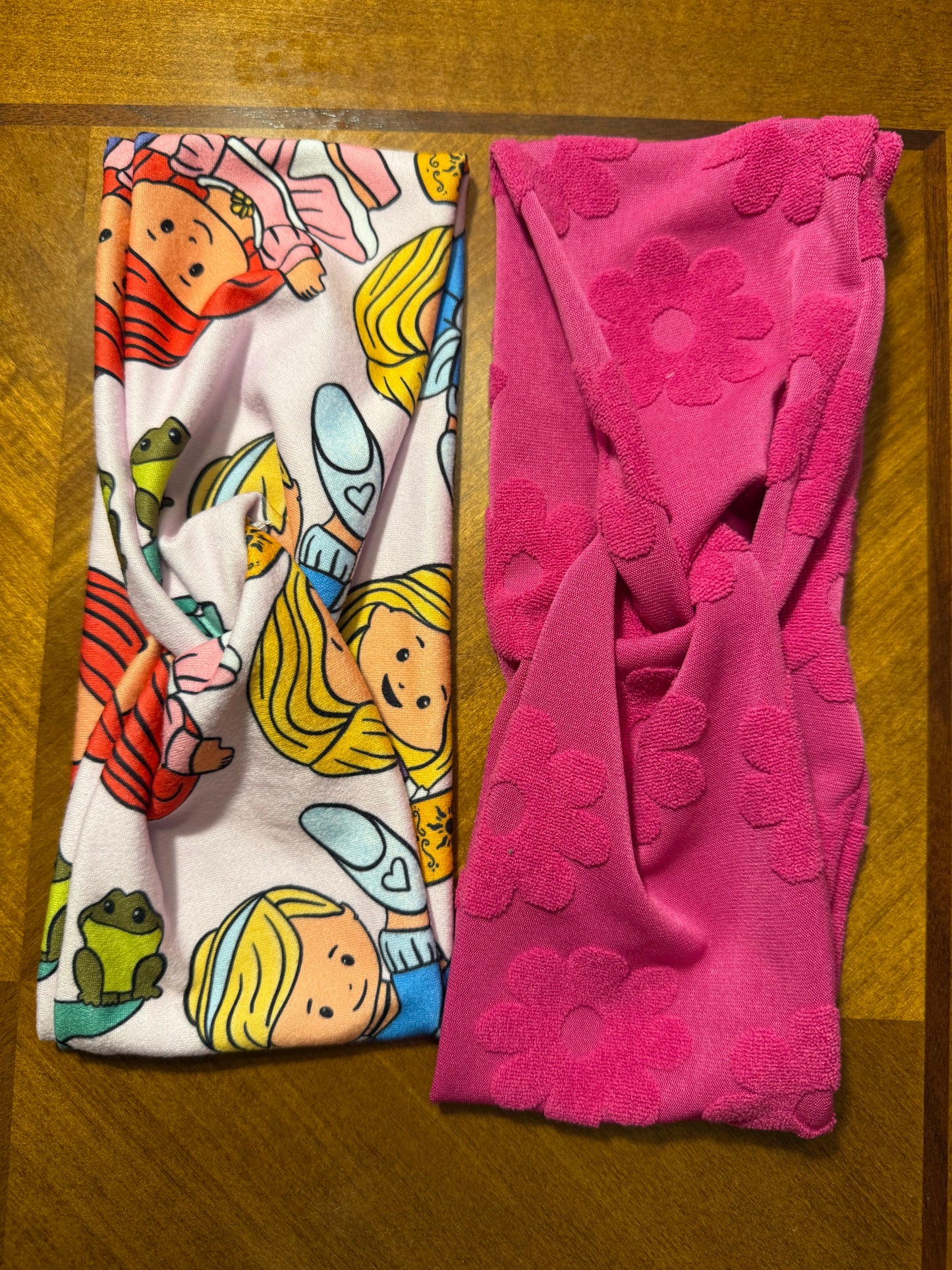 Head Bands: Princess and Pink Daisys